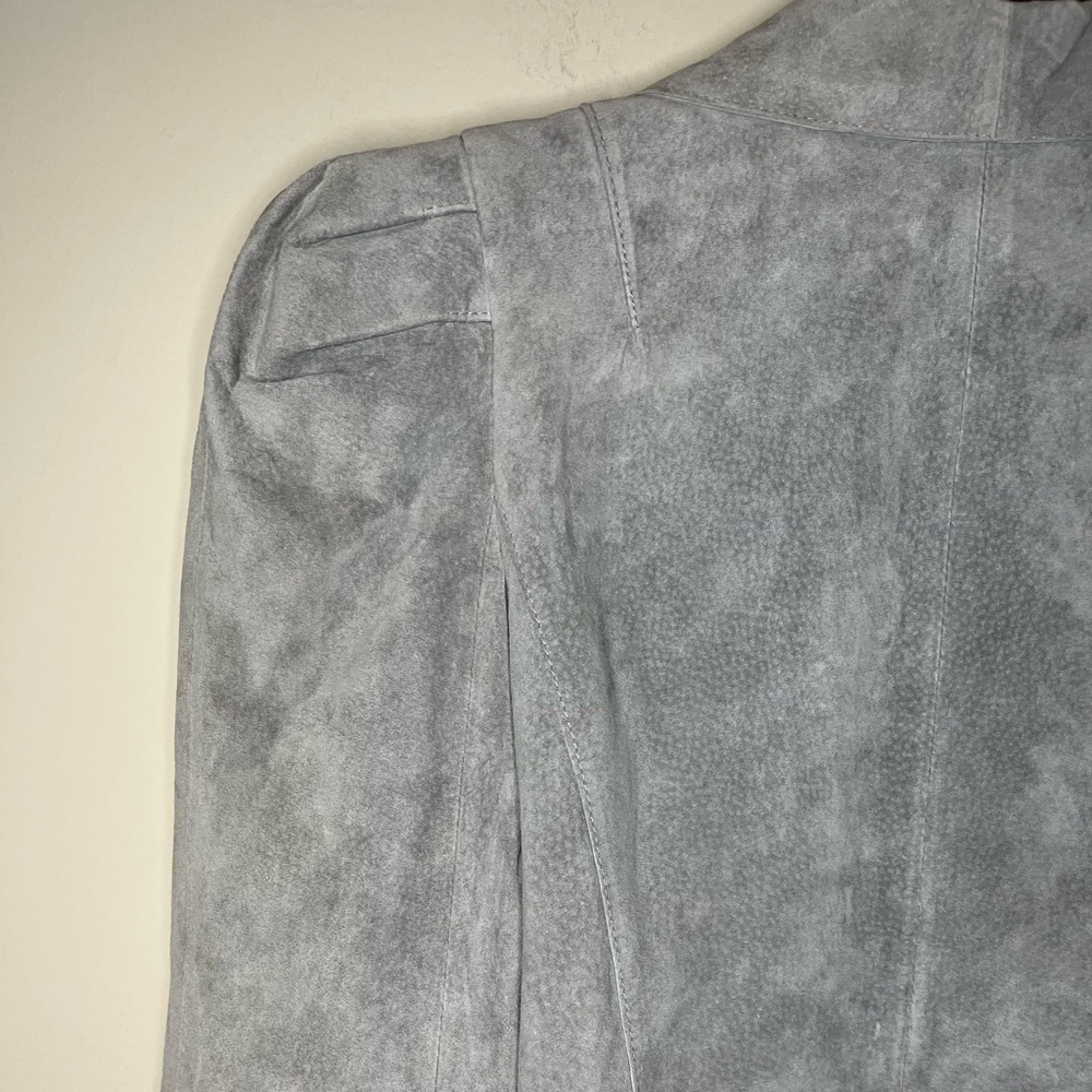 Barbara Hulanicki for Top Shop Suede Cropped Jacket Size Small - Picture 10 of 10